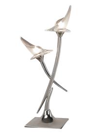 Flavia Polished Chrome Table Lamps Mantra Armed Table Lamps Flavia Polished Chrome Table Lamps Mantra Armed Table Lamps